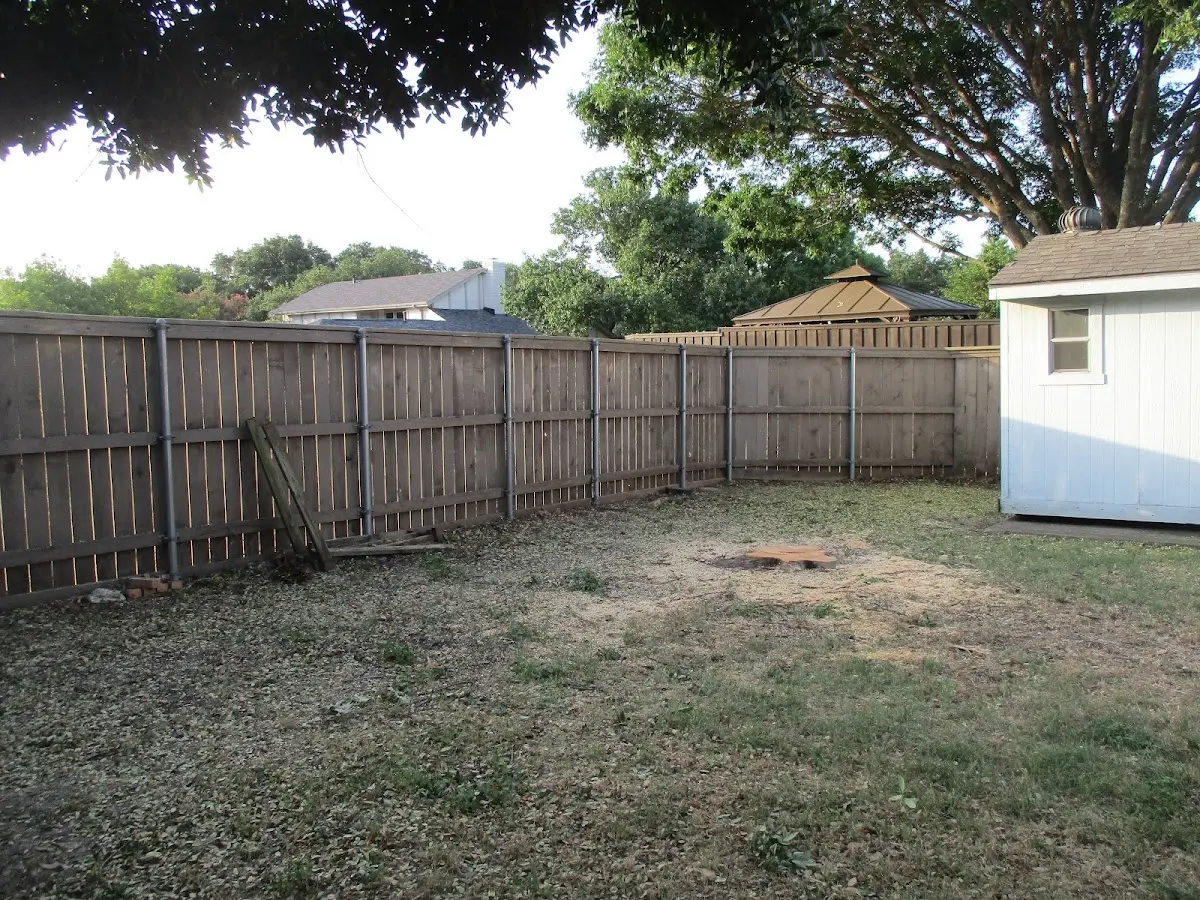 Cleared yard after professional tree removal in Coulee Dam